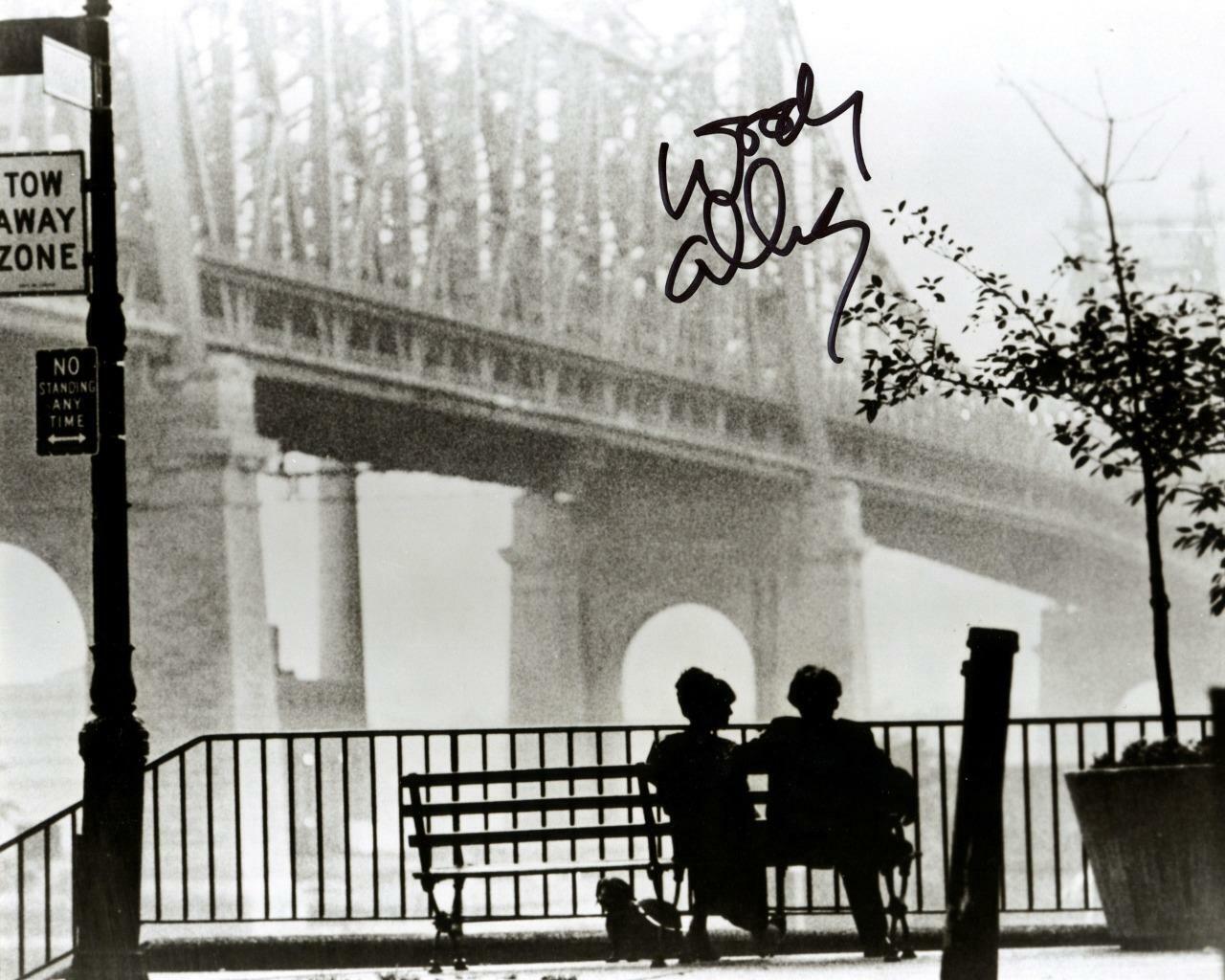 Woody Allen Manhattan SIGNED AUTOGRAPHED 10 X 8