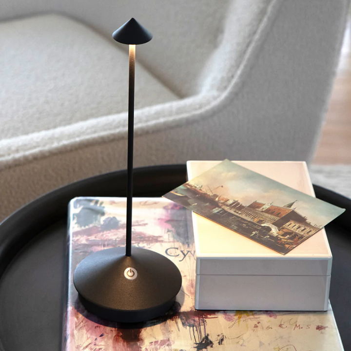 Minimalist LED Table Lamp - Waterproof & Dimmable Cordless Lighting - Appledas