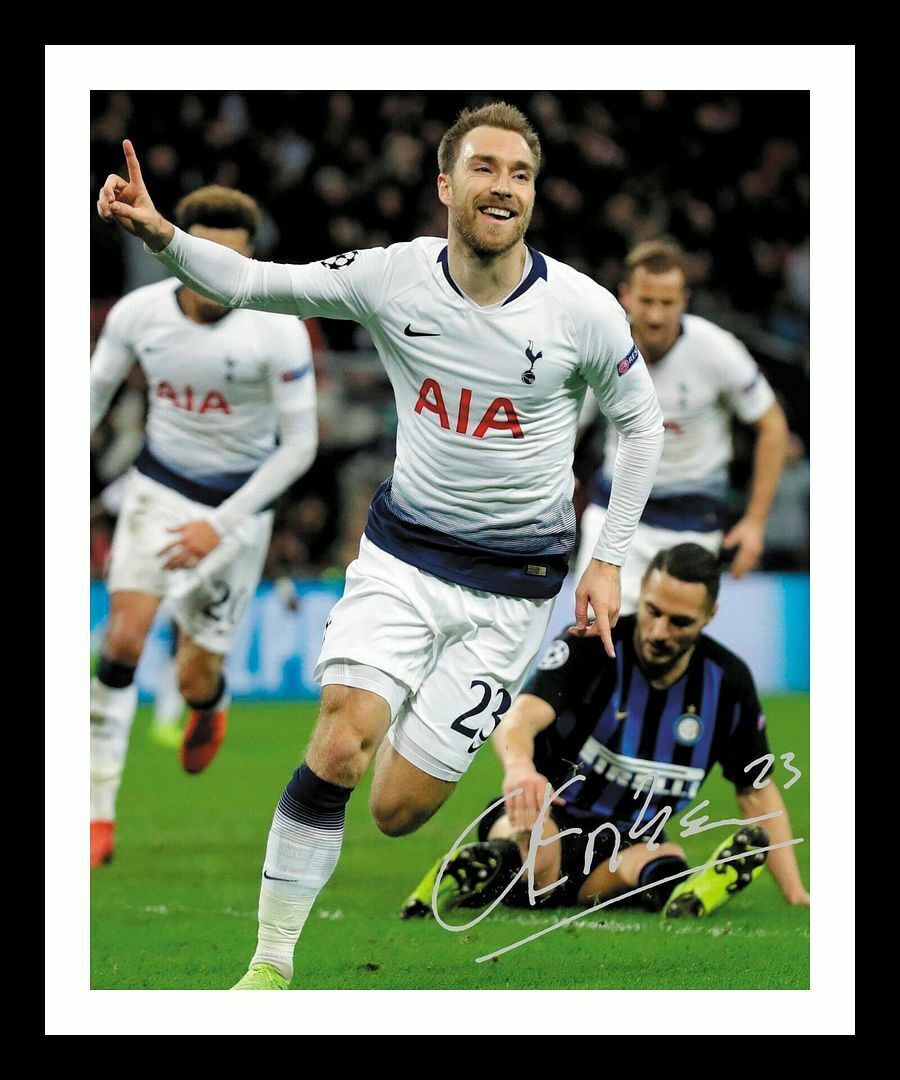 Christian Eriksen - Tottenham Hotspur Autograph Signed & Framed Photo Poster painting 2