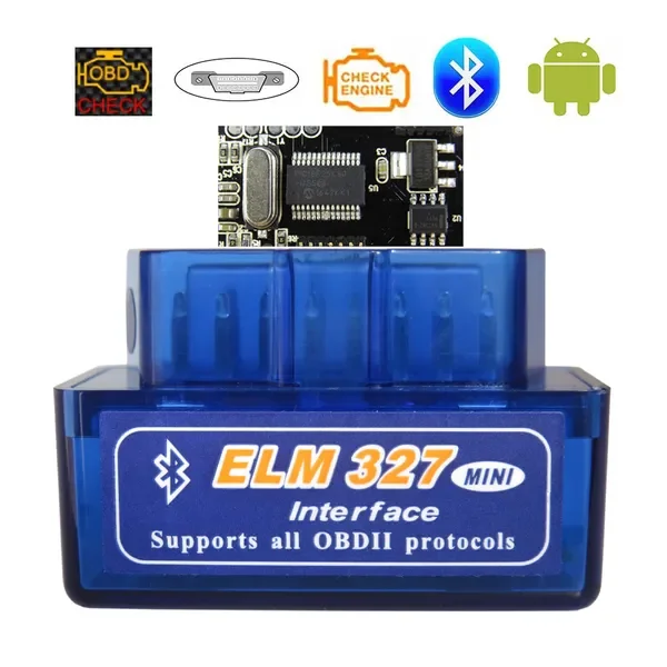 Elm327 V1.5 Obd2 Code Readers ELM 327 Bluetooth V 1.5 OBD 2 Car Tools ELM-327 Obdii Diagnostic Scanner For Android