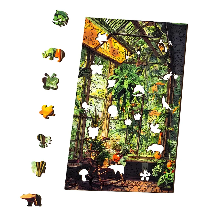 Ericpuzzle™ Ericpuzzle™In House Garden Wooden Jigsaw Puzzle