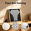 DIY Pearl Painting Elephant for Home Wall Decor(25x25cm)