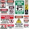 Hilarious Warning - Random Vintage Metal  Sign Mystery Box Surprise Box 10pcs - /20pcs - /30pcs - /50pcs - 