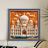 Paper Quilling Taj Mahal-14CT Stamped Cross Stitch 40*40cm/15.75*15.75in tapestrymarket