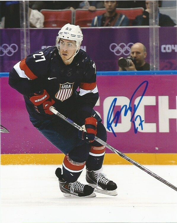 Team USA Ryan McDonagh Autographed Signed 8x10 Photo Poster painting COA A