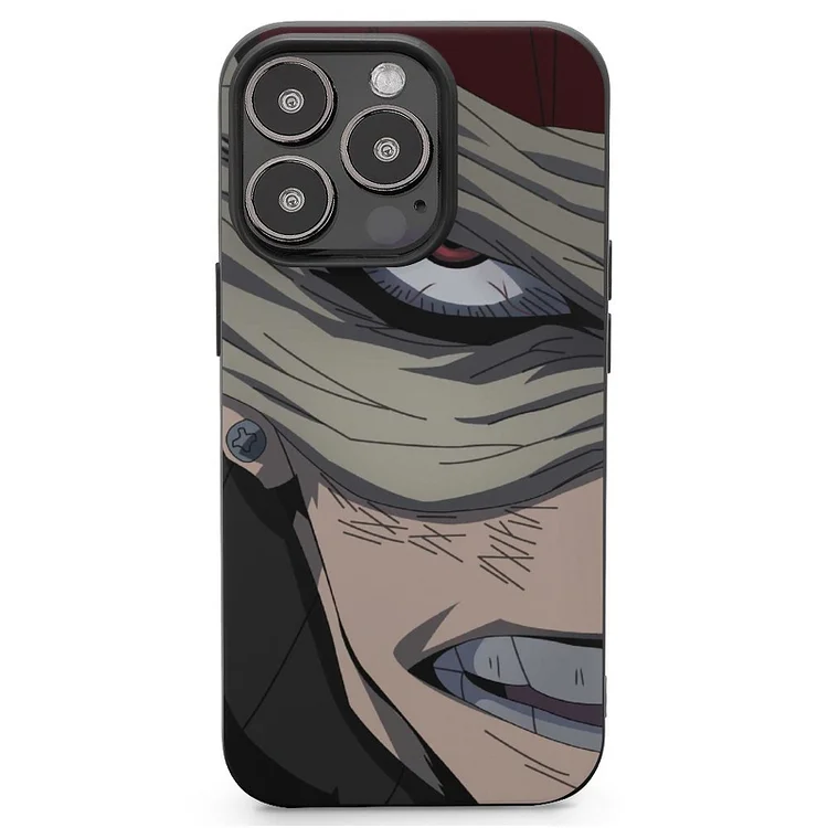 Chizome Akaguro Earrings Hero Killer (Boku No Hero Academia) My Hero Academia Red Eyes Stain (Boku No Hero Academia) Teeth Anime My Hero Academia Phone Case Mobile Phone Shell IPhone 13 and iPhone14 Pro Max and IPhone 15 Plus Case - Heather Prints Shirts