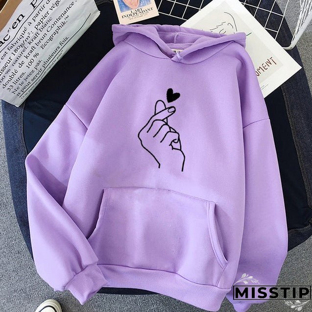 Unique Fleece-lined Hoodie Unisex Wear Loose Sweaters
