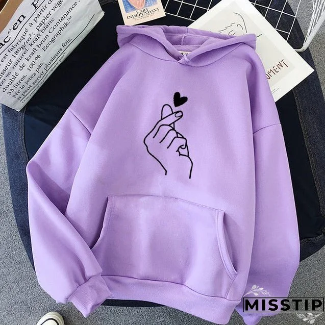Unique Fleece-lined Hoodie Unisex Wear Loose Sweaters