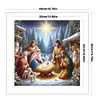 Nativity-14CT Stamped/Counted Cross Stitch 40*40cm/15.75*15.75in tapestrymarket