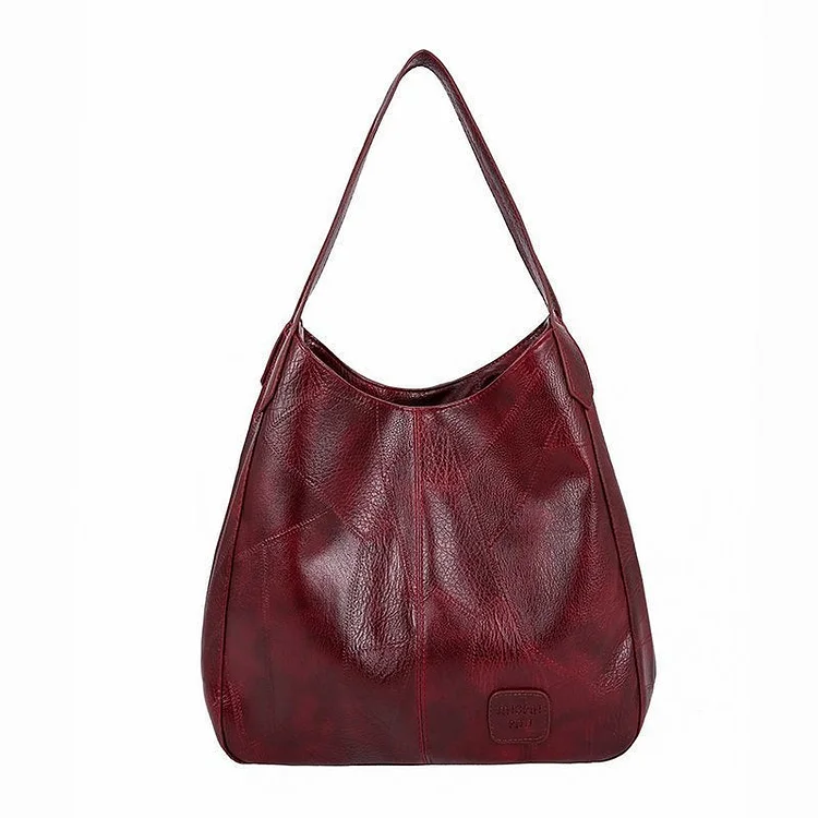 【🎊Nieuwe producten 2025】👜Dames vintage zacht lederen schoudertassen met grote capaciteit