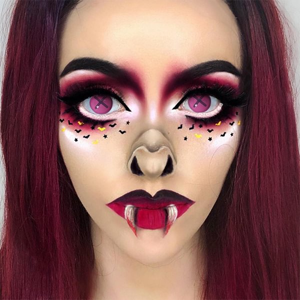 Button Eye Azelea Cosplay Contact Lenses Yearly