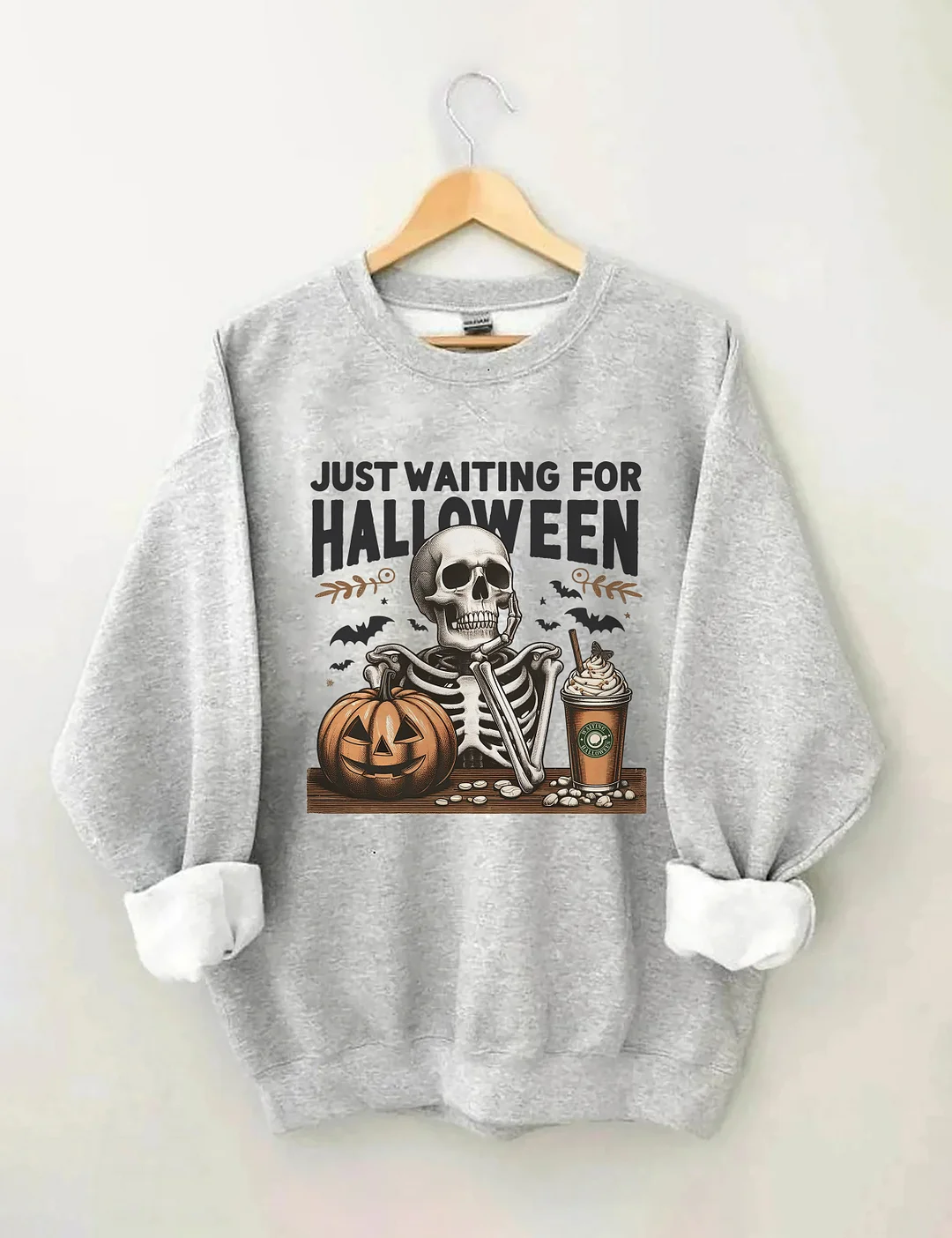 Just Waiting for Halloween Sweatshirt