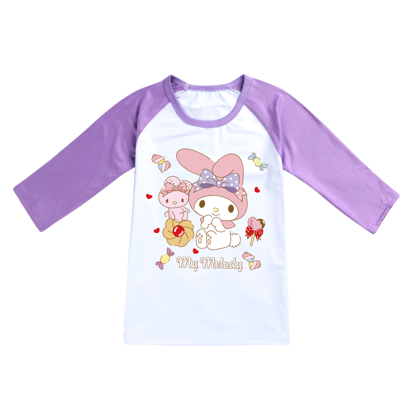Cinnamoroll Cute Kids T-Shirt Short Sleeve for Boys and Girls - Adorable Cartoon Design 3668 -Mayoulove