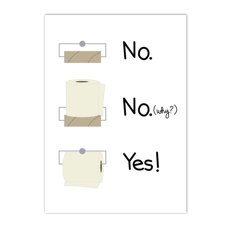 Karma Washroom Toilet Quotes Wall Pictures WC Decor Lavatory Nordic Poster Wall Art Canvas Painting Unframed Baby Kid Room Decor