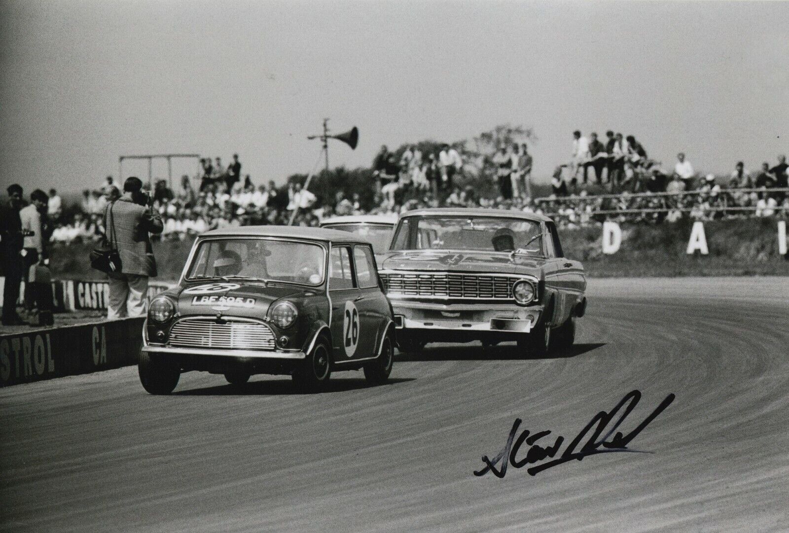 Steve Neal Hand Signed 12x8 Photo Poster painting - Touring Cars Autograph Mini.