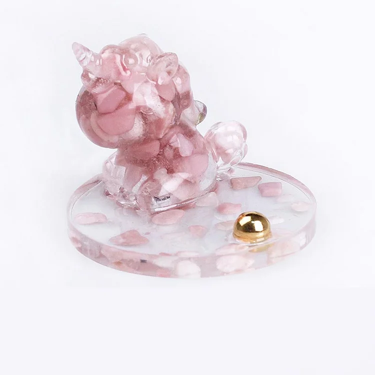Pink Crystal Unicorn Phone Holder