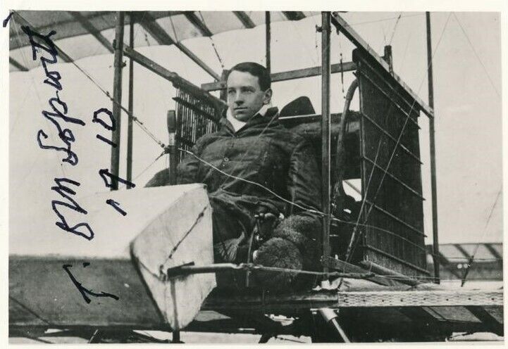 THOMAS SOPWITH Signed Photo Poster paintinggraph - Pioneer Aviator & Yachtsman - preprint