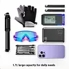 Bike Front Frame Bag Bicycle Top Tube Bag Touch-Screen for Phones Under 6.5 Inch
