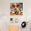 Girl With Chick-11CT Stamped Cross Stitch 40*40cm/15.75*15.75in