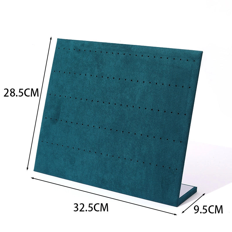 1 Piece Wood Flannel Casual Minimalist L Shape Jewelry Display