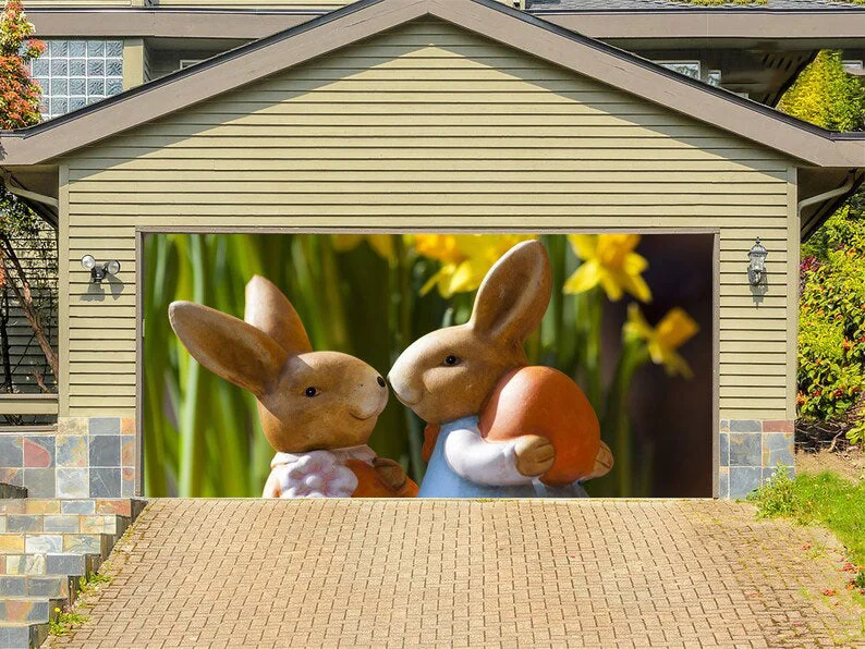 Garage Door Decor Easter | Garage Door Banner