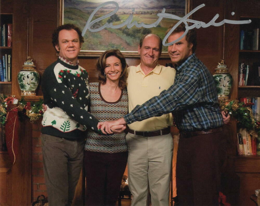 RICHARD JENKINS SIGNED AUTOGRAPH 8X10 Photo Poster painting - STEPBROTHERS W/ WILL FERRELL