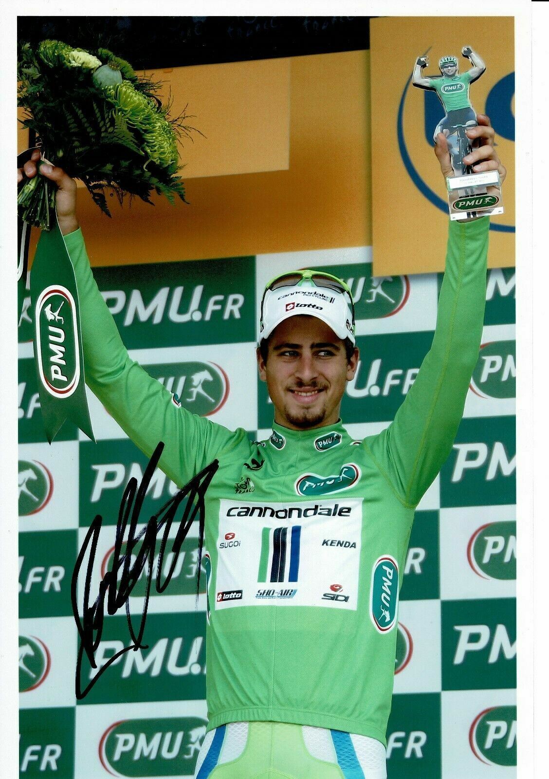 Peter Sagan Signed 12X8 Photo Poster painting TOUR DE FRANCE Legend AFTAL COA (E)