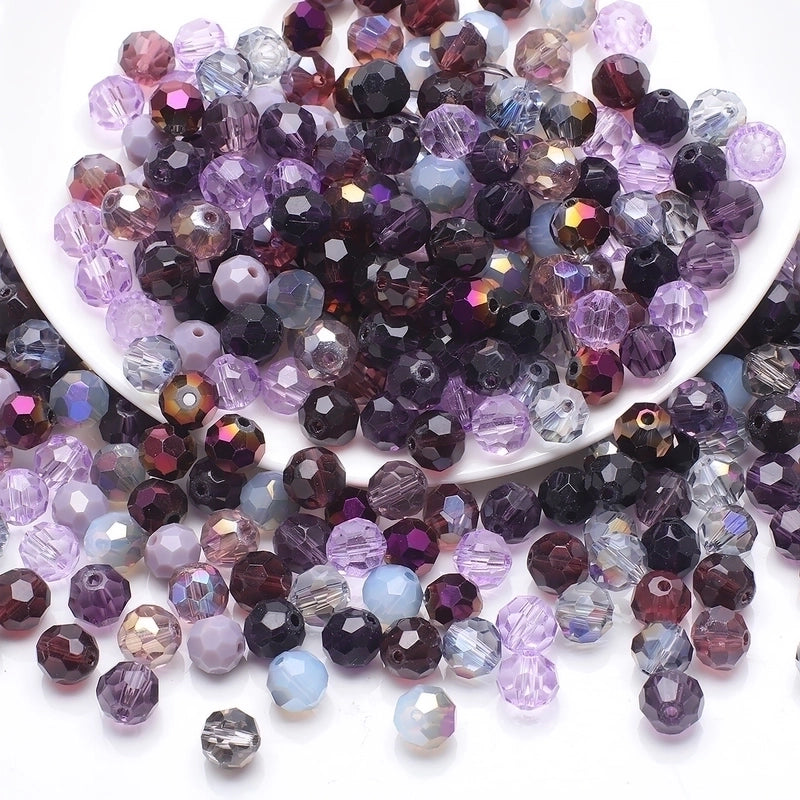 1 Set Diameter 3mm Diameter 4mm Diameter 6 Mm Crystal Glass Round Beads