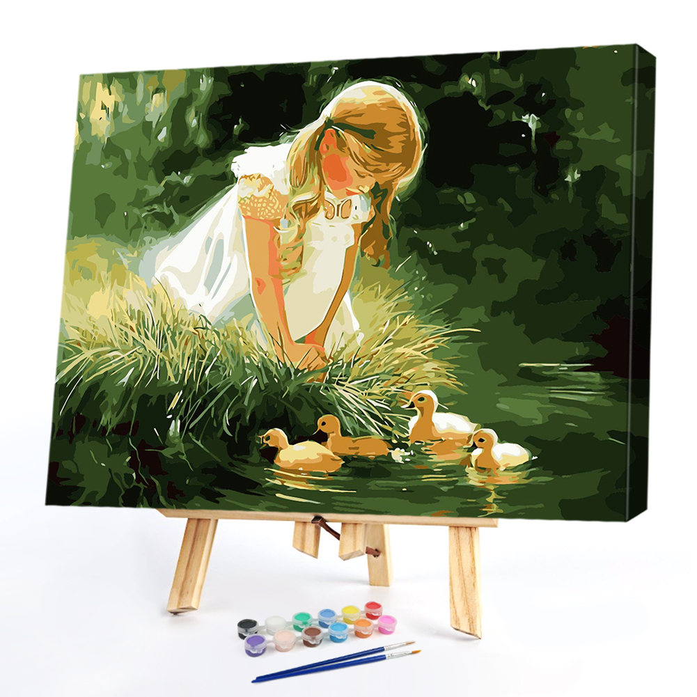 

40*50CM Paint By Numbers-Girl, 501 Original