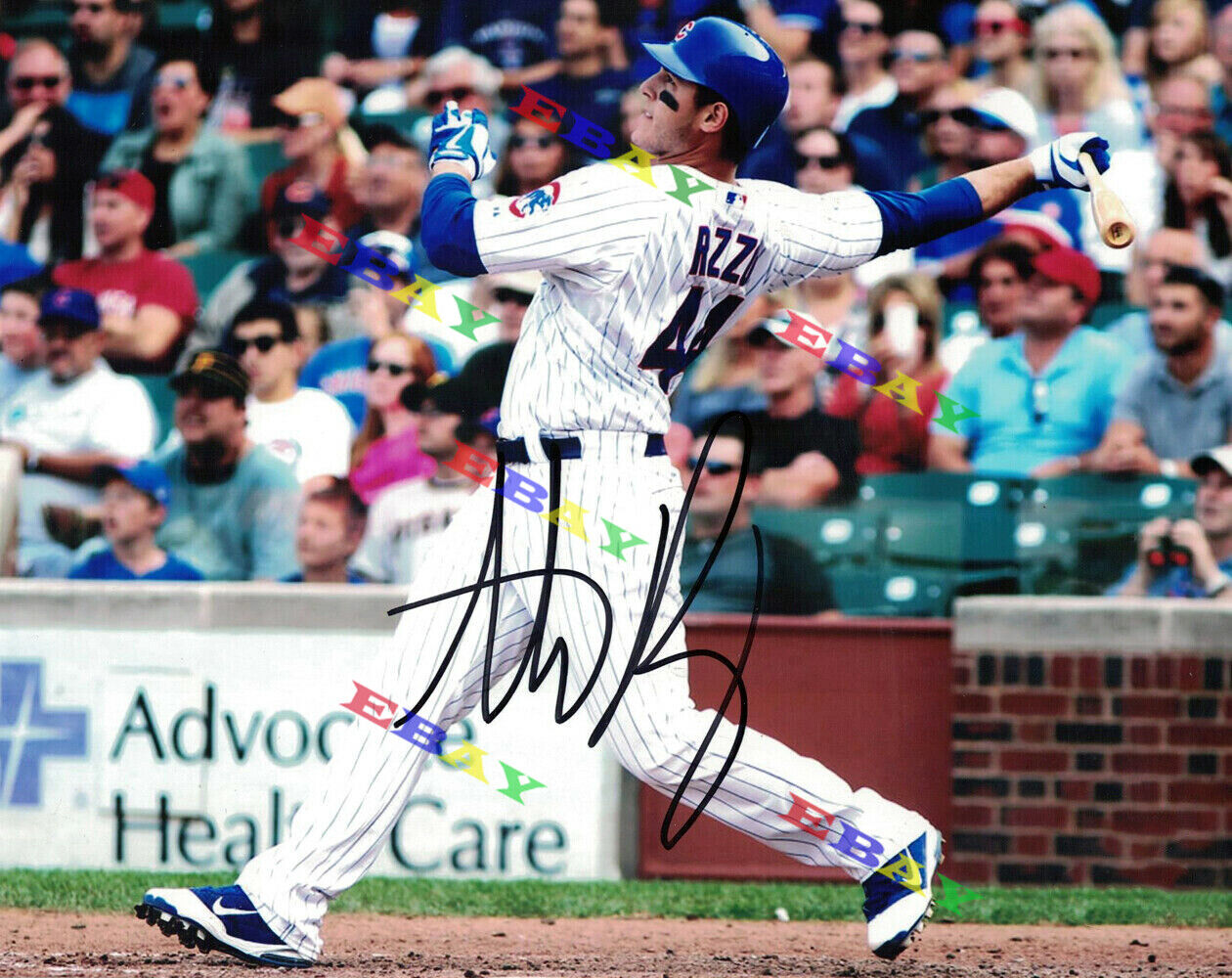 Anthony Rizzo Chicago Cubs Autographed Signed 8x10 Photo Poster painting Reprint