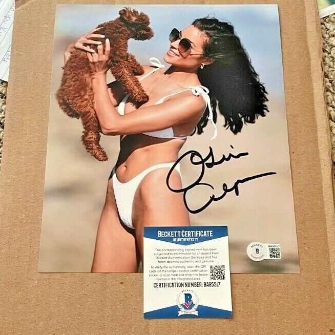 OLIVIA CULPO SIGNED 8X10 Photo Poster painting S.I. SWIMSUIT MODEL BECKETT CERTIFIED #6