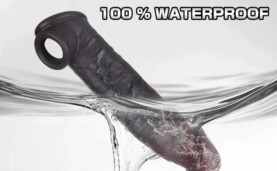 8.2" x 1.9" Realistic Liquid Silicone BBC Penis Sleeve detail 6