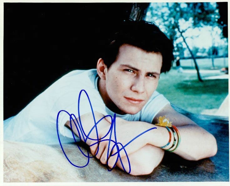 Christian Slater in-person signed 8x10 Photo Poster painting COA