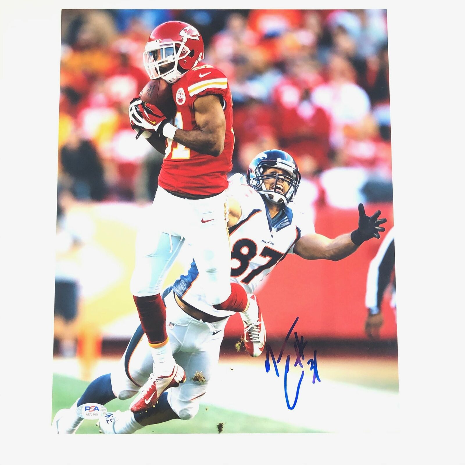 MARCUS COOPER signed 11x14 Photo Poster painting PSA/DNA Kansas City Chiefs Autographed