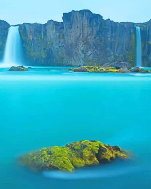 

Waterfall Of Iceland – Paint By Numbers - 40*50CM, 501 Original