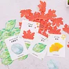 8PCS Adorable Plant Leaf Post-it Notes School Student Kids Cute Stationery Gift