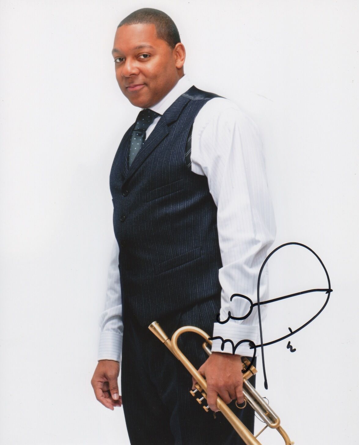 Wynton Marsalis signed 8x10 inch Photo Poster painting autograph