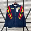 2024 Spain Windbreaker Navy blue Soccer Jersey 1:1 Thai Quality