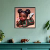 >SALE<5D DIY Full Round Drill Diamond Painting Cute Candy Girl Home Decor 30x30cm