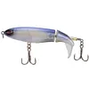 5pcs Fishing Lures Whopper Popper Artificial Bait with Rotating Tail Crankbait