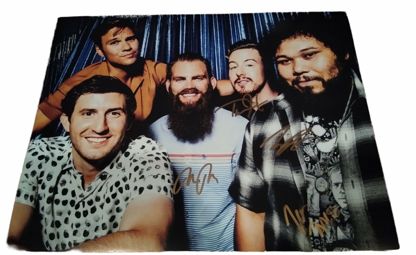 DANCE GAVIN DANCE SIGNED 11x14 Photo Poster painting auto Jon Mess band