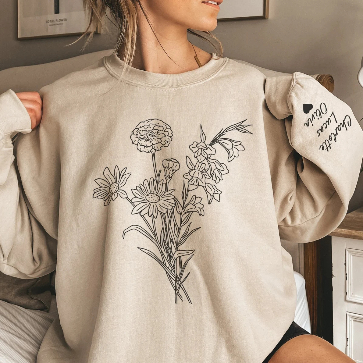 Rising Iris Farm Cozy Bouquet Sweatshirt