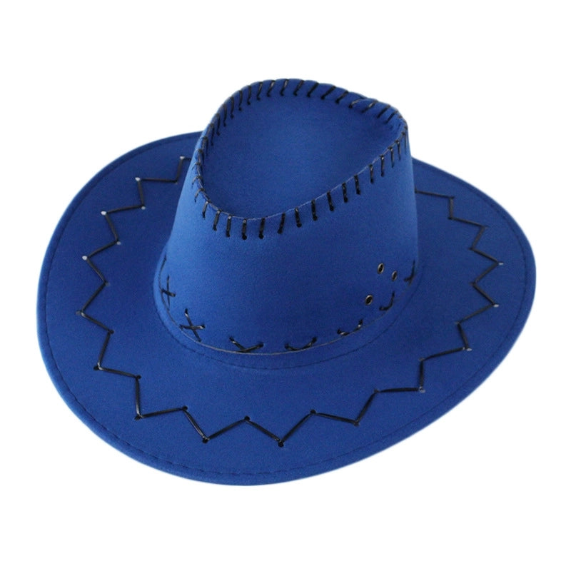 Western Cowboy Hat Knight Hat Men’s And Women’s Sun Hat Big Along Outdoor Performance Cowboy Hat Big Eaves Prairie Travel Hat