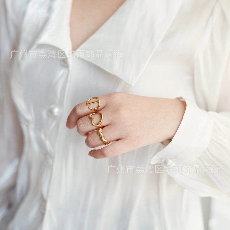 Fashion 304 Stainless Steel 18K Gold Plated