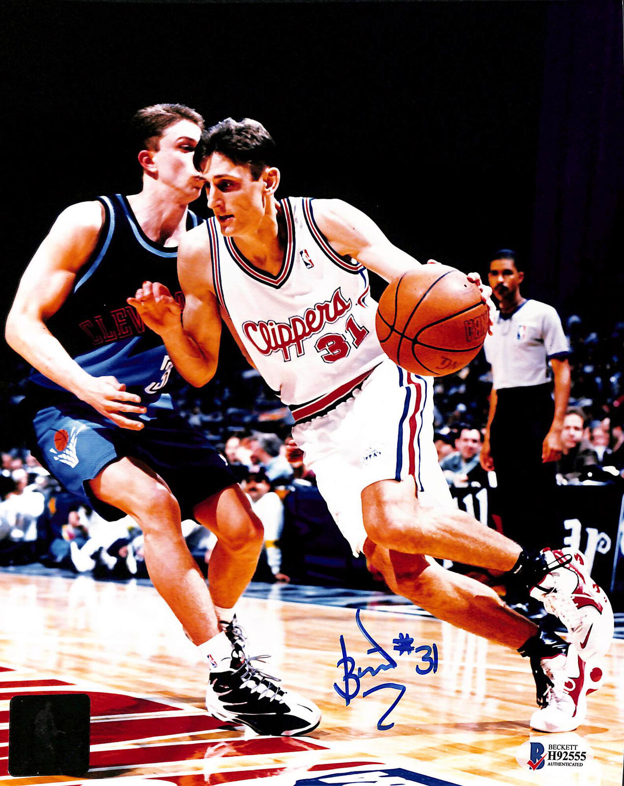 Clippers Brent Barry Authentic Signed 8x10 Photo Poster painting Autographed BAS