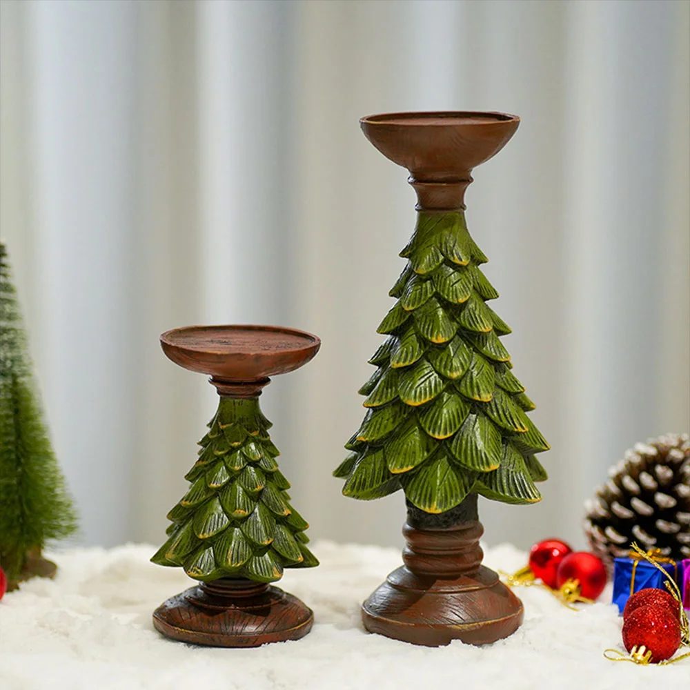 New desktop atmosphere ornament christmas tree candlestick festive ornament