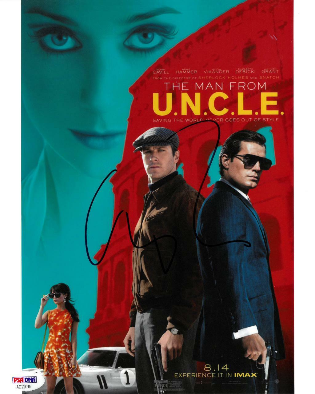 Guy Ritchie Signed Man From Uncle Autographed 8x10 Photo Poster painting PSA/DNA #AD22019