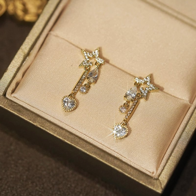 S925 Silver Little Star Stud Earrings