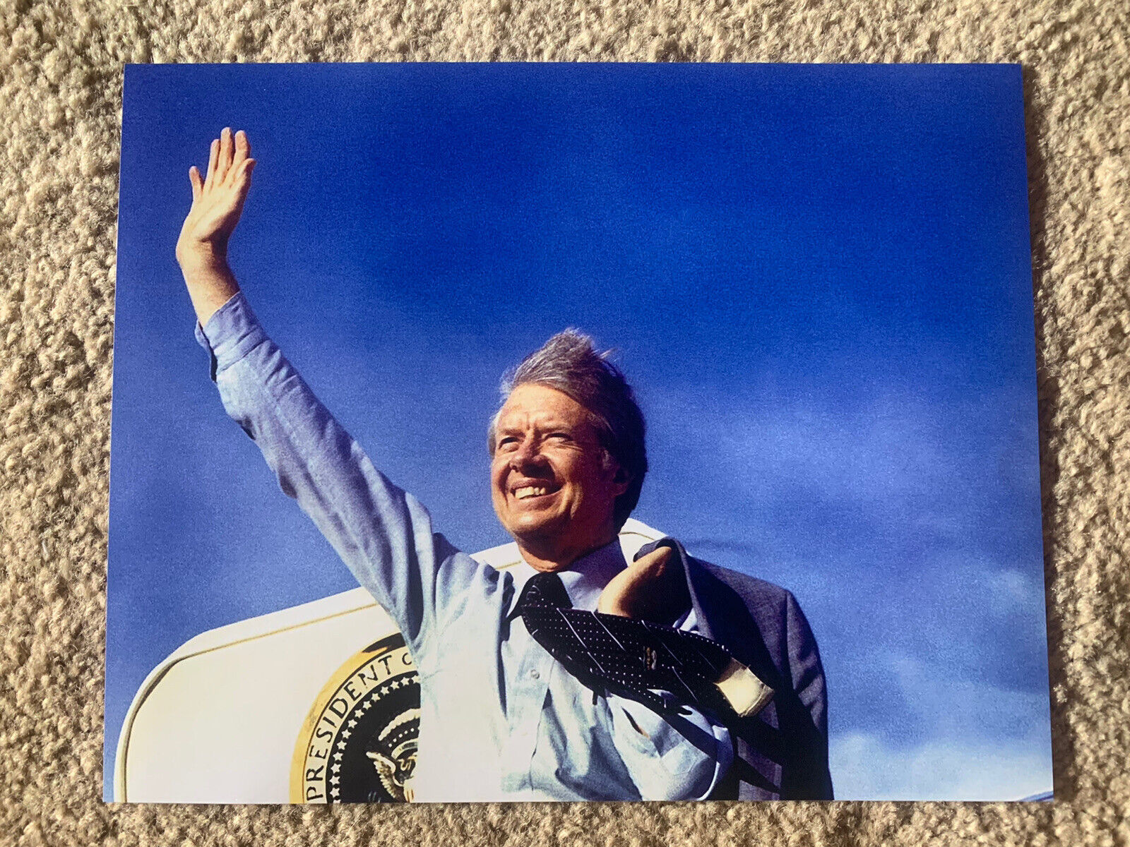 Jimmy Carter President 8x10 B&W Promo Photo Poster painting #3