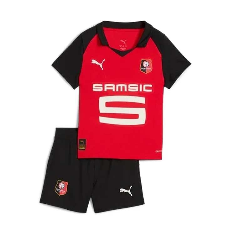 Kids Rennes 25/26 Home Football Jersey